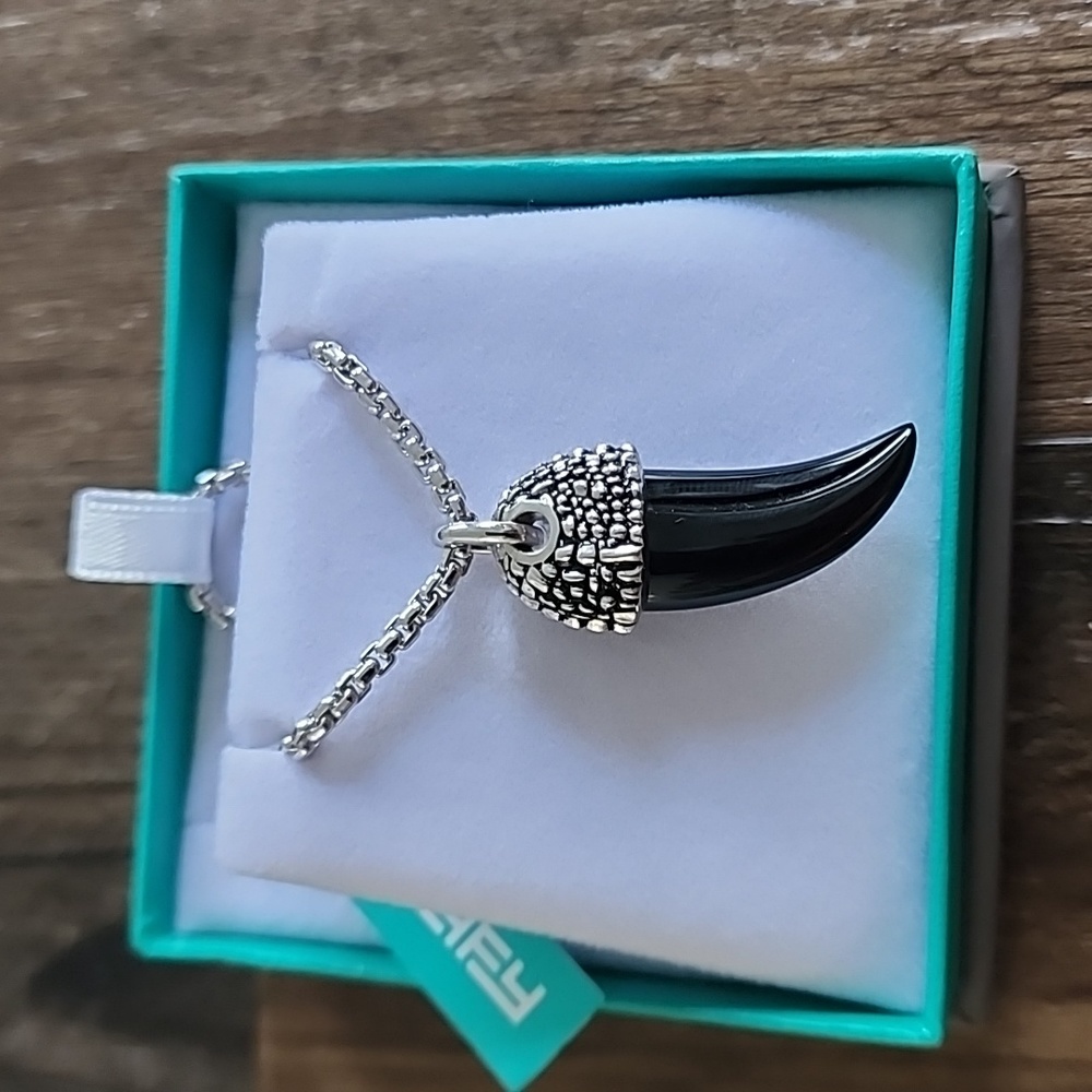 Effy 925 Sterling Silver Onyx Pendant